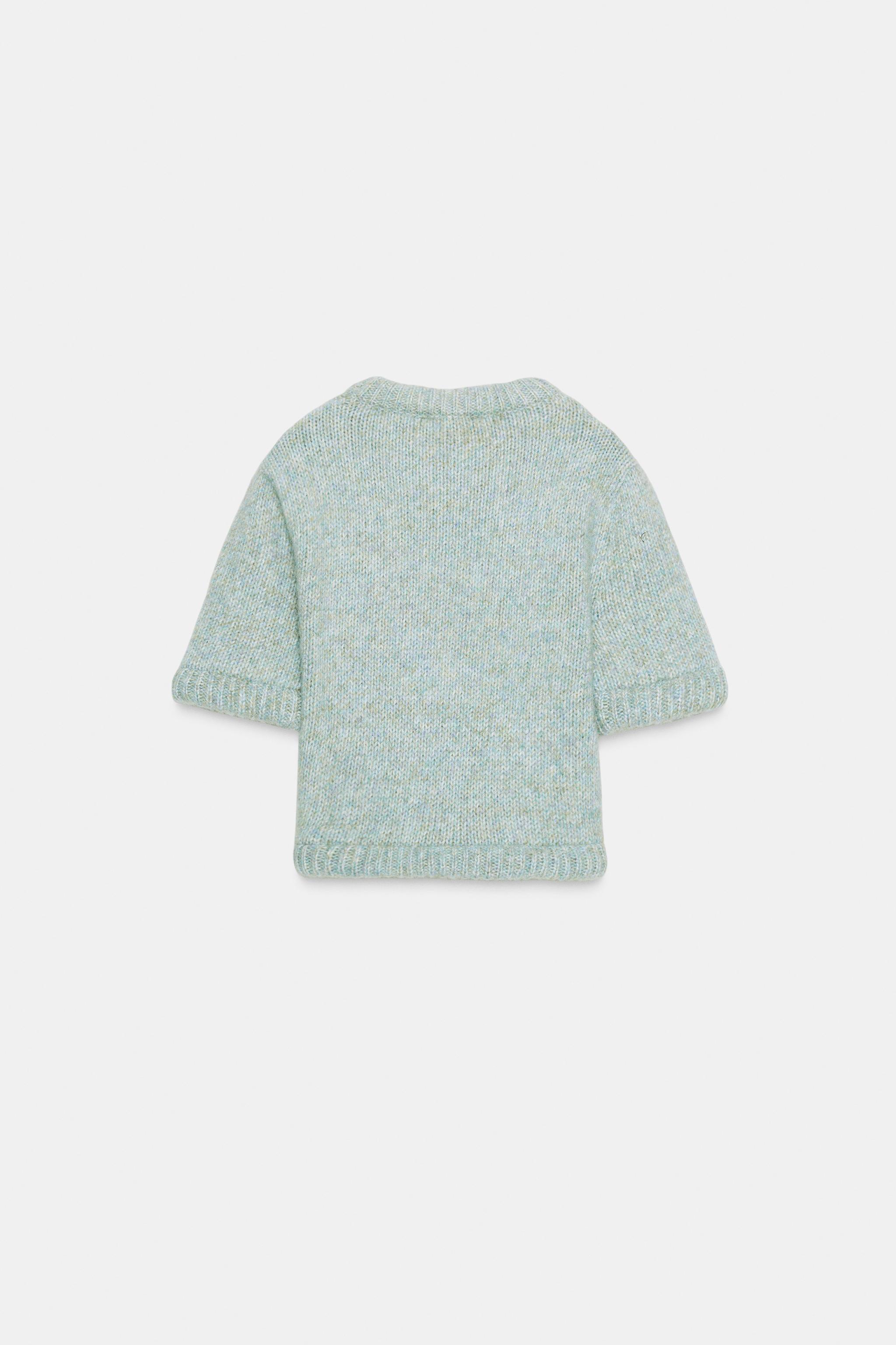 SHORT SLEEVE KNIT JUMPER